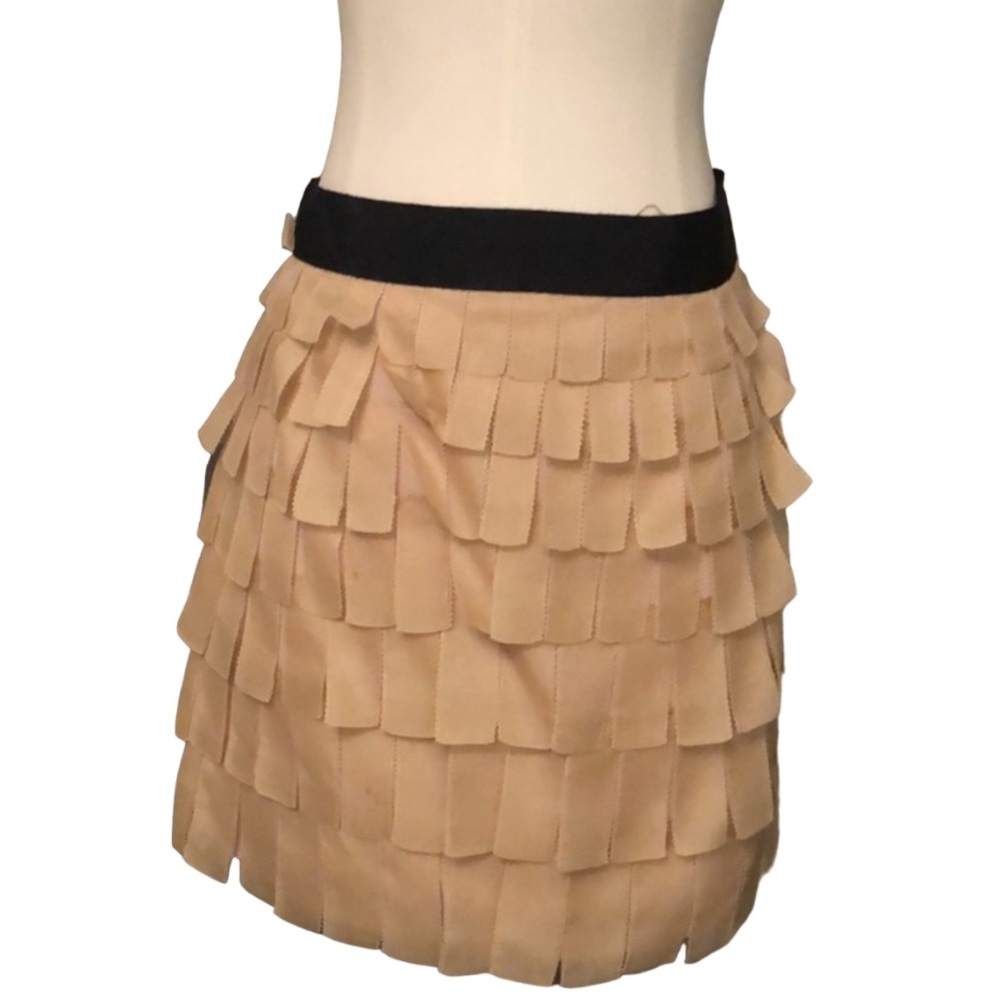 J. Crew collection silk petal skirt